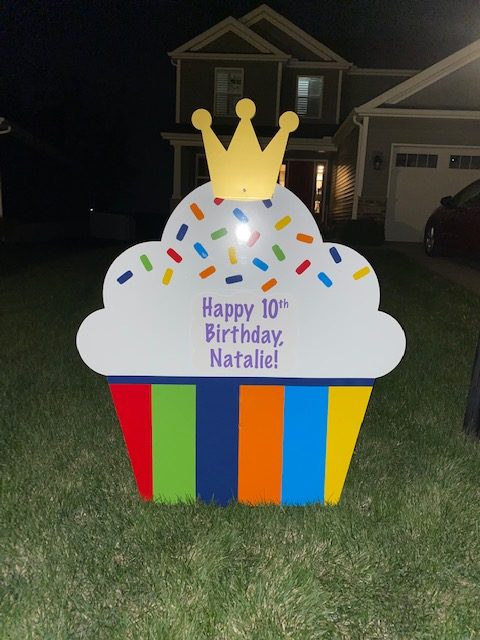 Custom Birthday Lawn Decoration – Eureka, IL